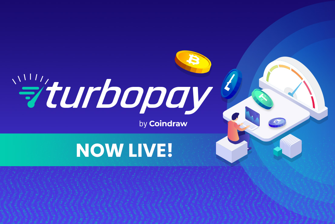 TurboPay, Coindraw's groundbreaking new crypto payment option delivers online withdrawals faster.