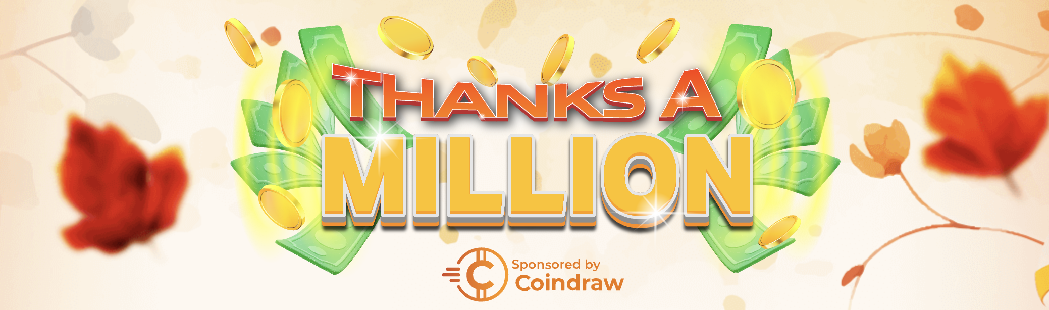 Thanks A Million by Coindraw Logo