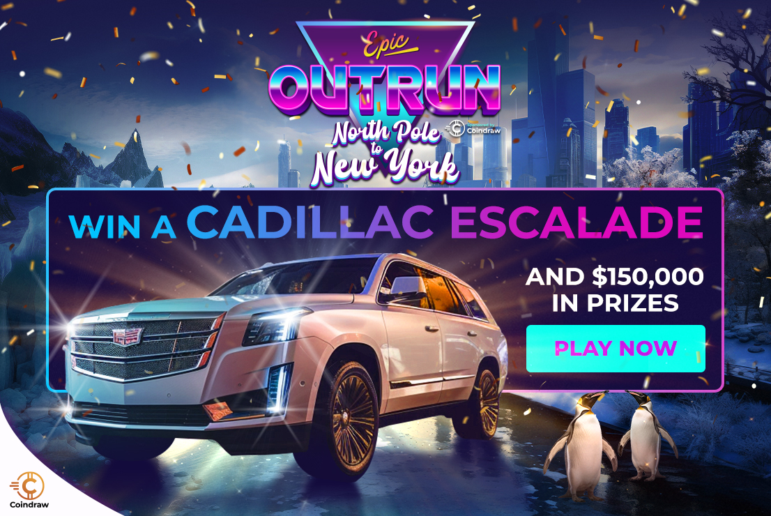 Brand new Epic Outrun: North Pole to New York now live at Slots of Vegas