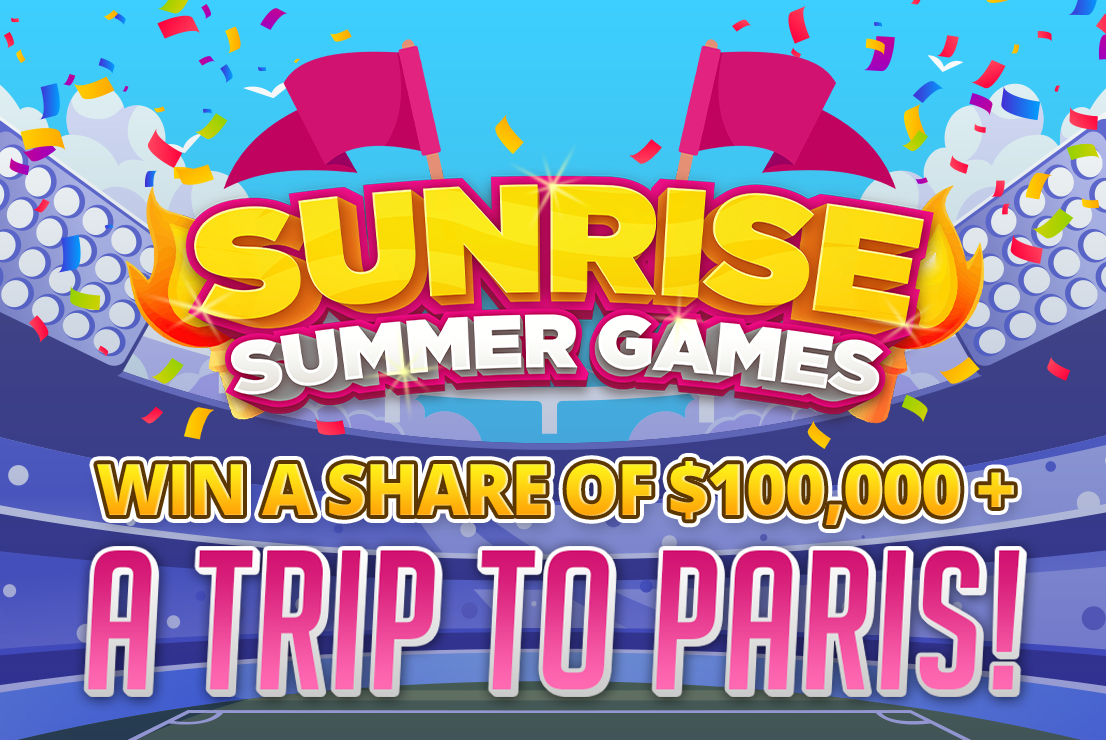 Coindraw x Sunrise Slots launch a brand new casino competition to win $100,000 and a trip to Paris.